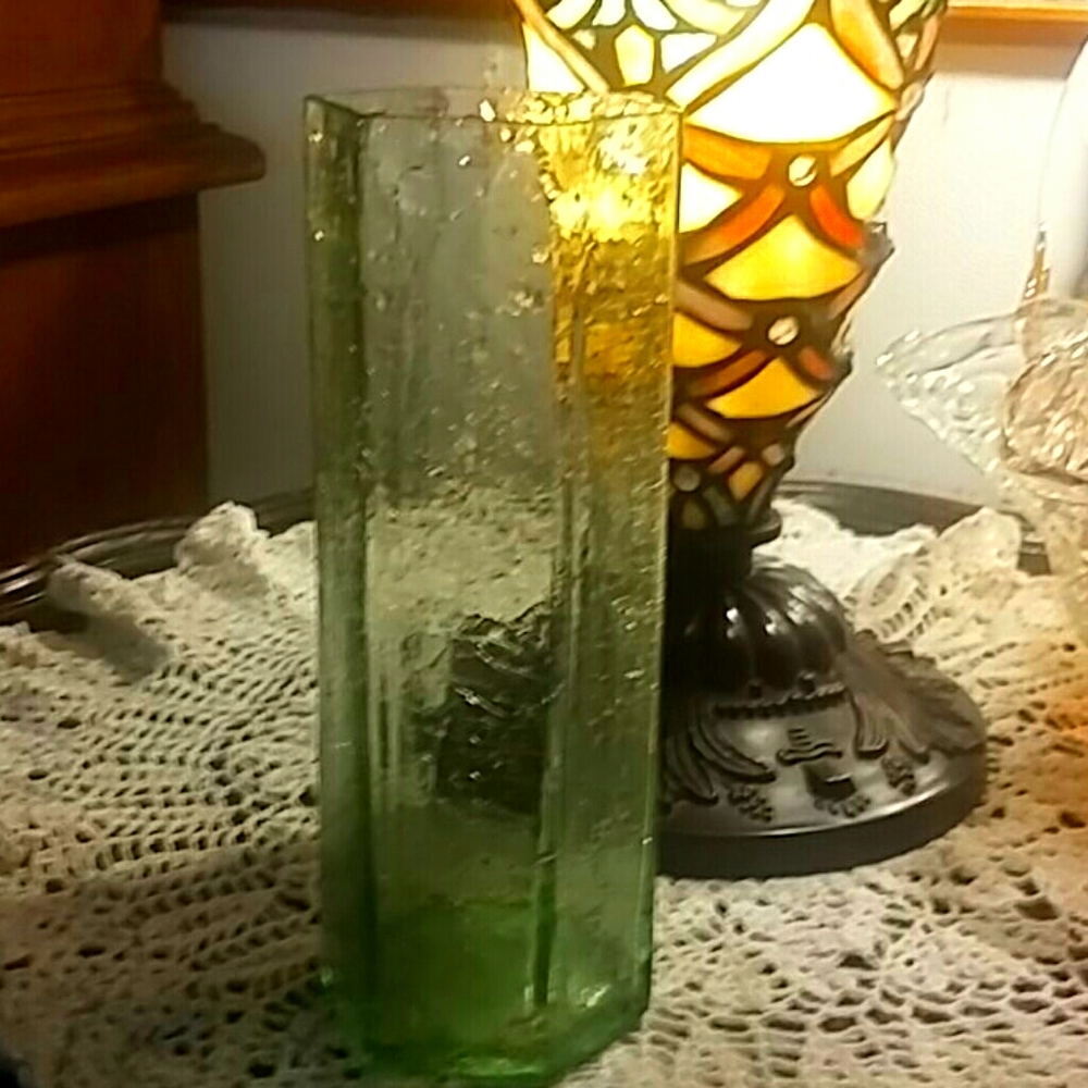 Vintage glass vase